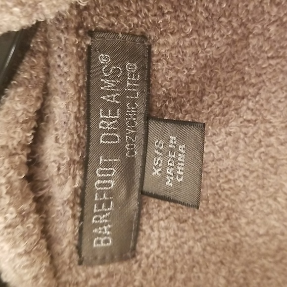 💕BAREFOOT DREAMS💕 CozyChic Lite Circle Cardigan ~ Mink XS/S NWOT - Picture 8 of 12